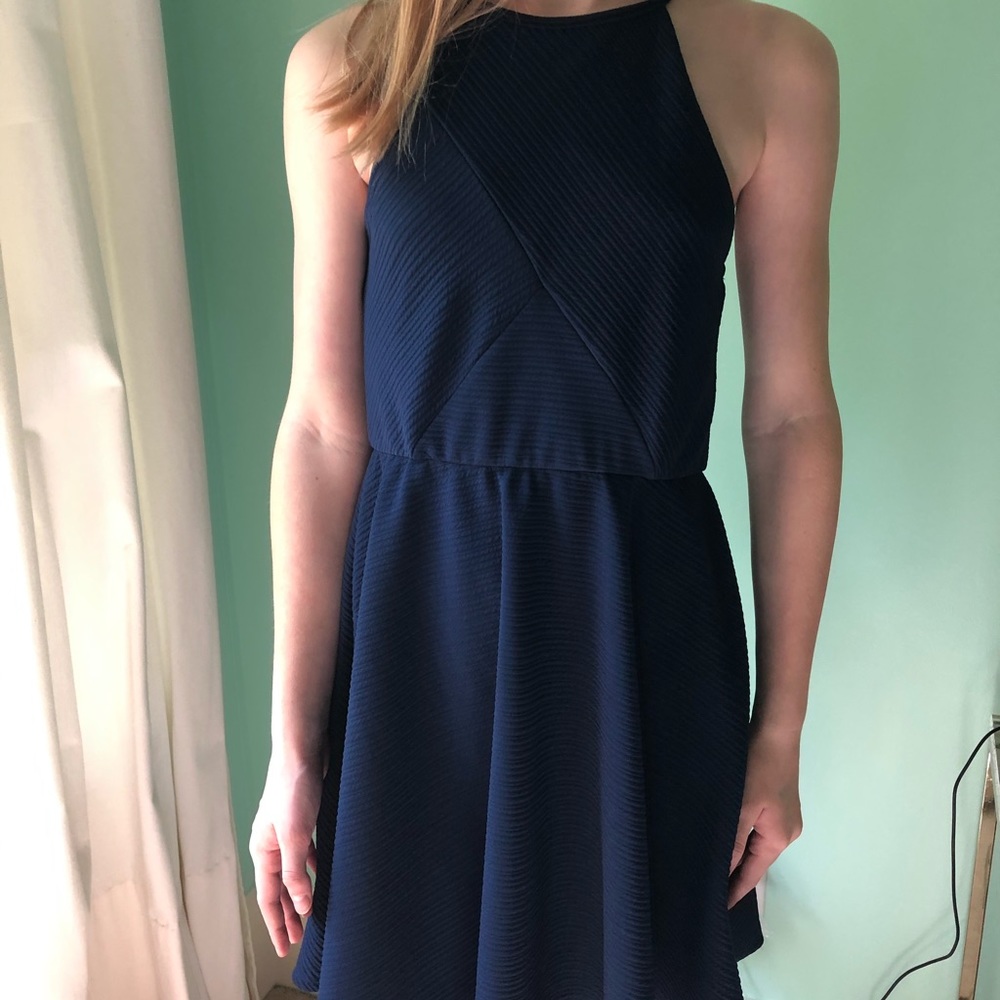 navy dress